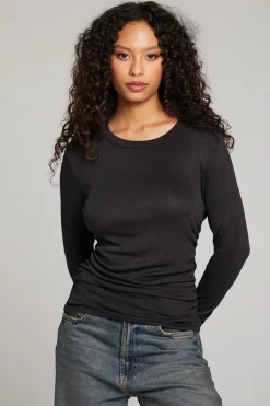 Women Chaser Brand Louis Licorice Long Sleeve