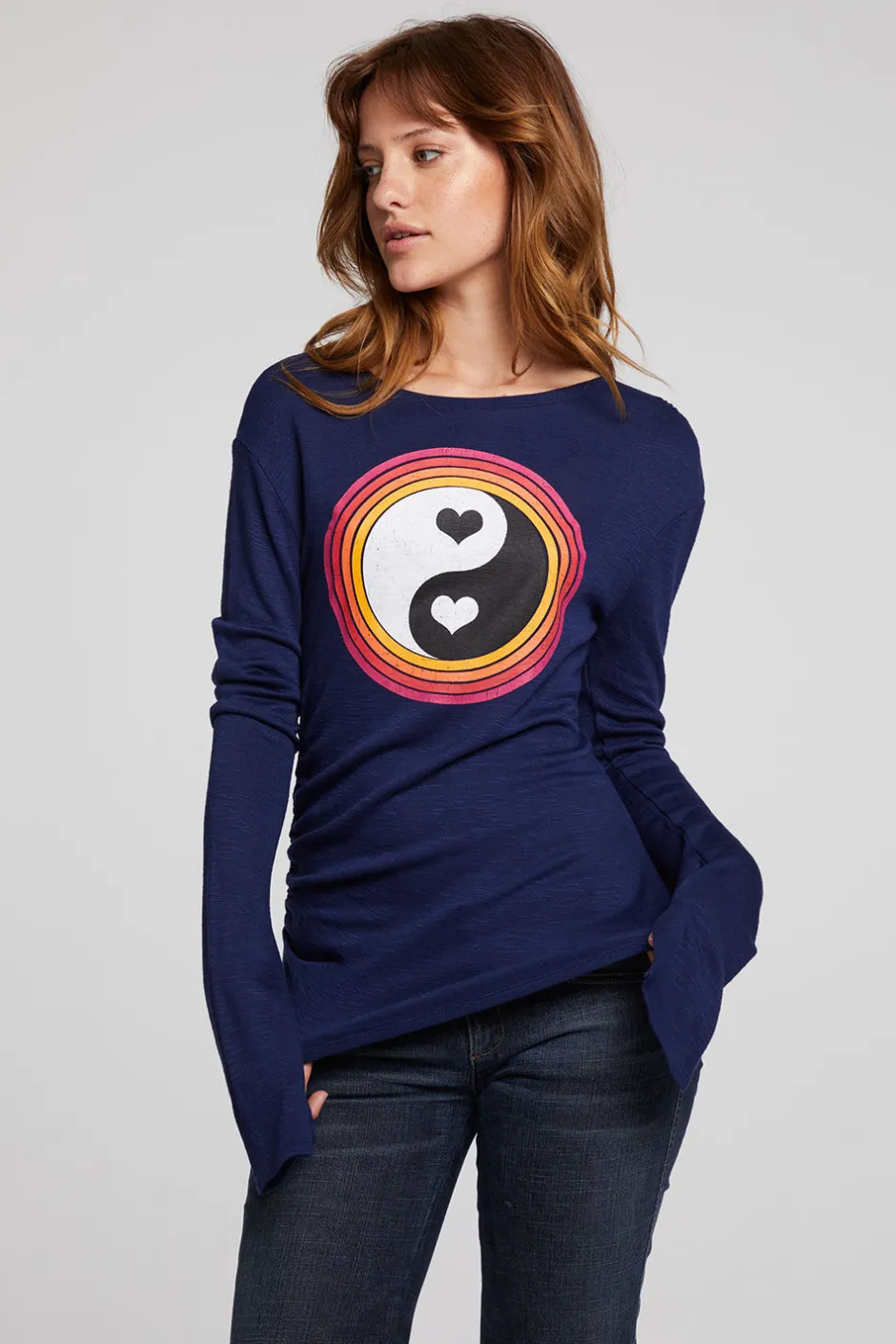 Women Chaser Brand Love Yin Yang Pullover