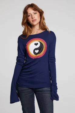 Women Chaser Brand Love Yin Yang Pullover