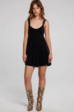 Women Chaser Brand Lover Check Burnout Slip Dress