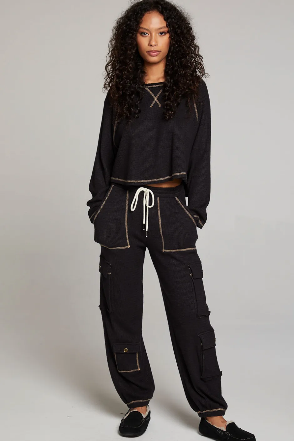 Women Chaser Brand Lucy Licorice Long Sleeve