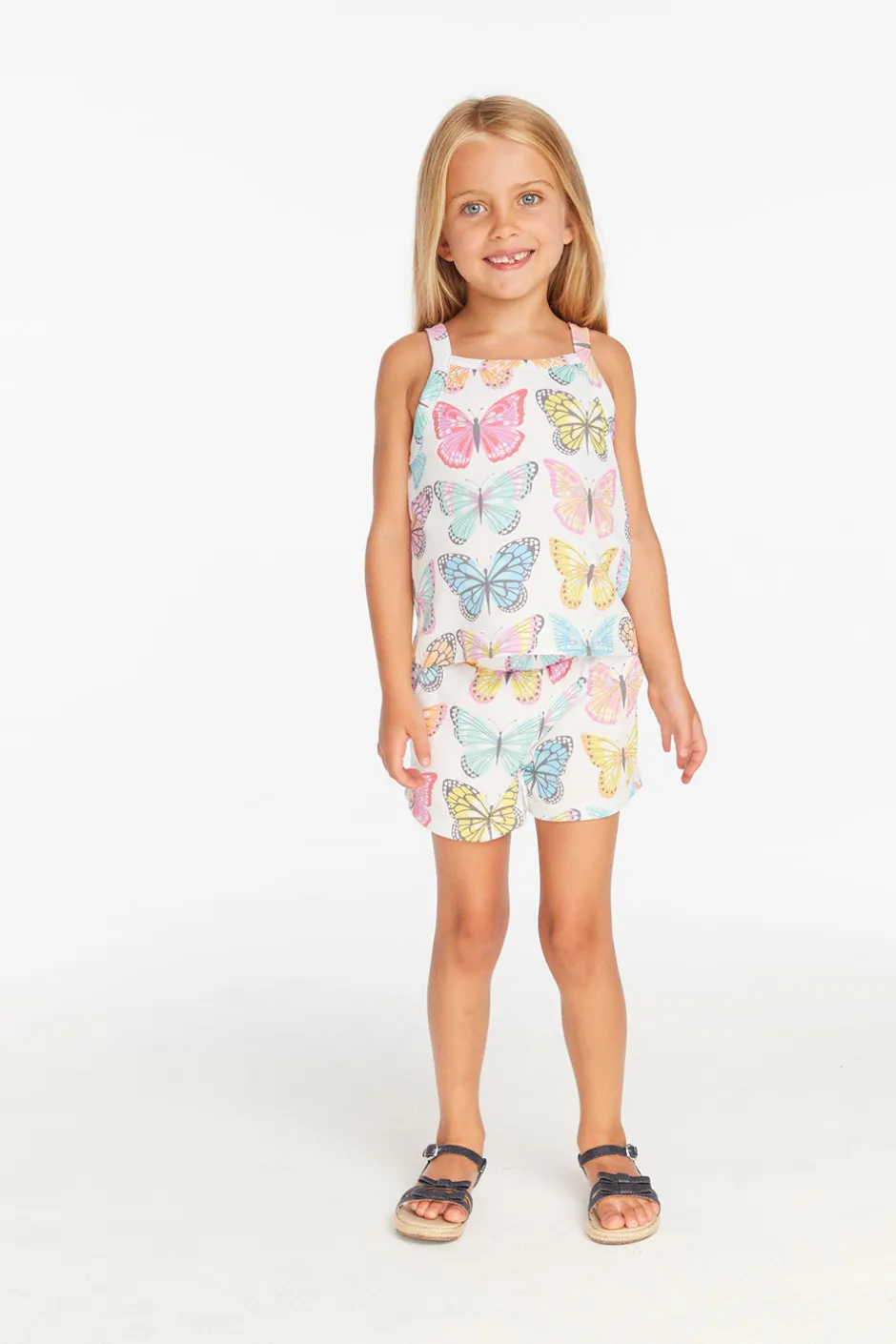 Kids Chaser Brand Mae "She's A Butterfly" Tank Top