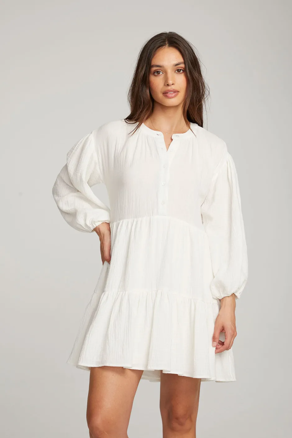 Women Chaser Brand Magnolia White Mini Dress