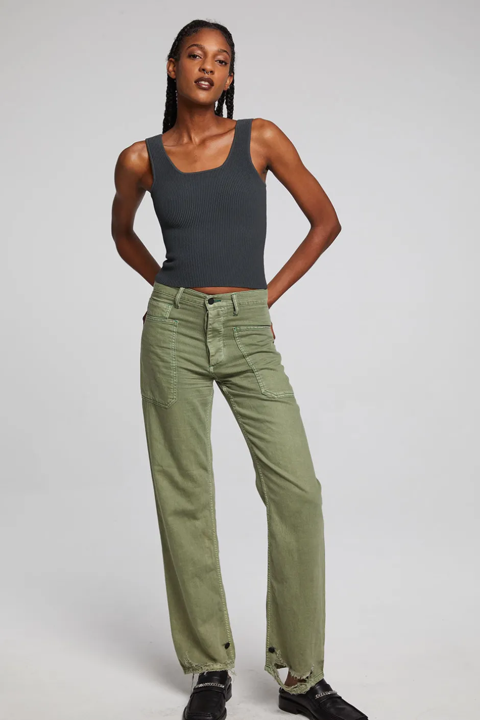Women Chaser Brand Maizy Licorice Tank