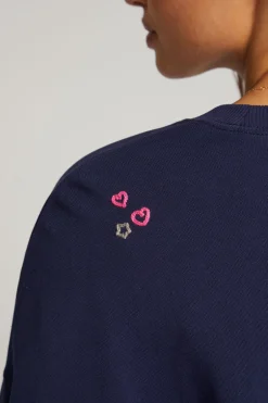 Women Chaser Brand Mama Embroidery Pullover