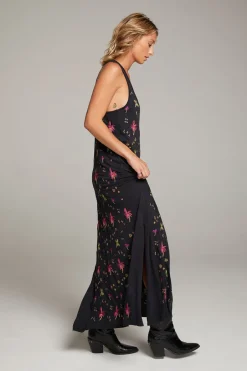 Women Chaser Brand Manatee Night Palm Maxi Dress