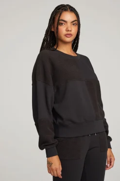 Women Chaser Brand Marie Licorice Pullover