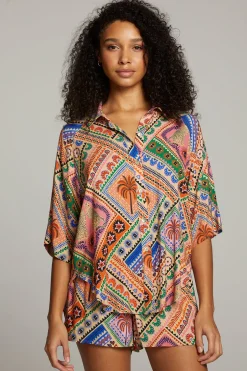Women Chaser Brand Marlin Paradise Mystic Button Up