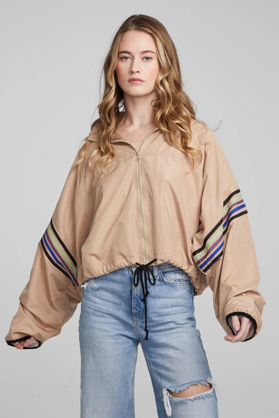 Women Chaser Brand McCartney Cappuccino Zip Up