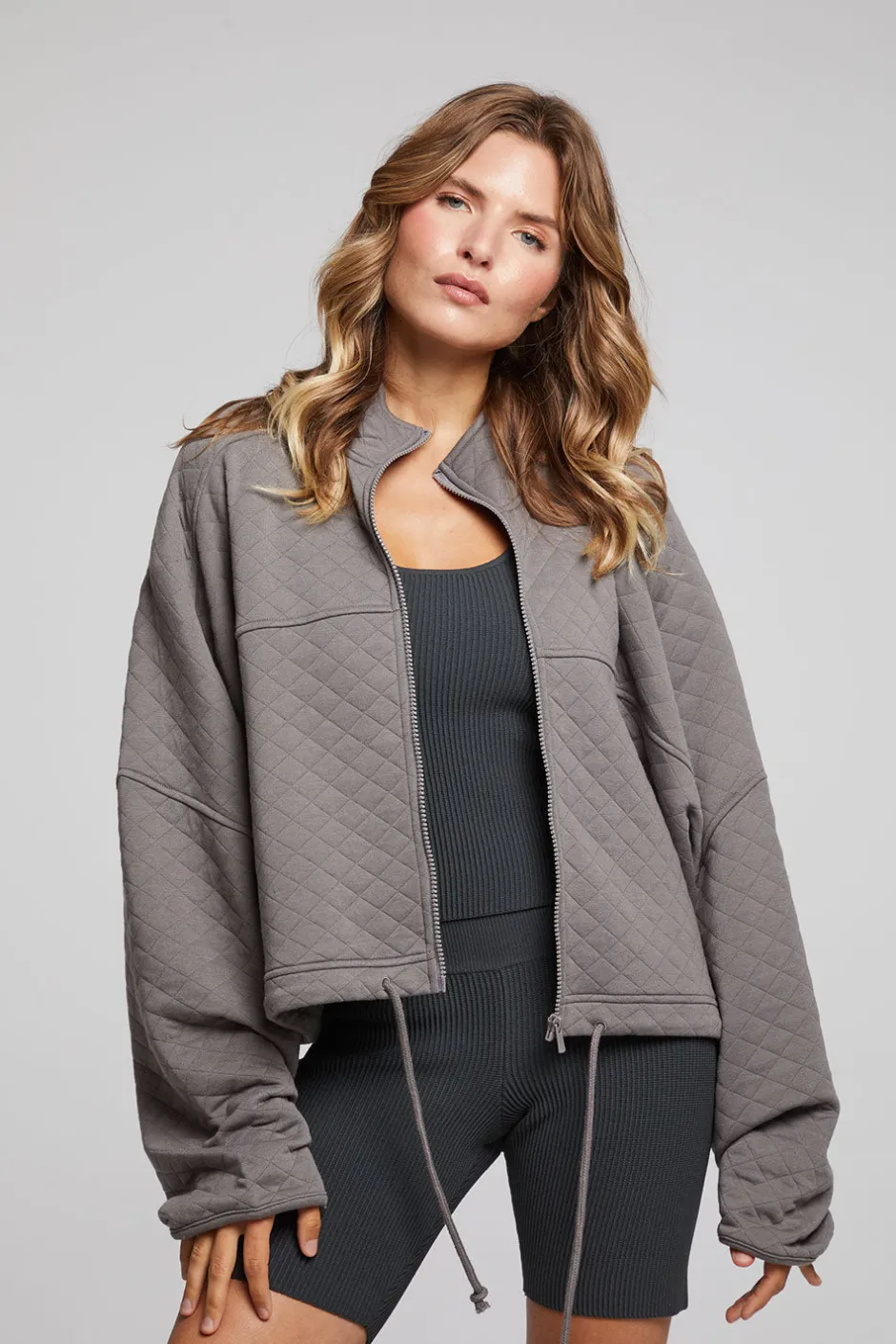 Women Chaser Brand Mccartneyy Foggy City Zip Up