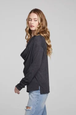 Women Chaser Brand Mela Shadow Black Long Sleeve