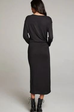 Women Chaser Brand Memory Licorice Midi Dress