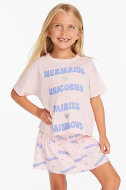 Kids Chaser Brand Mermaid & Friends Girls Tee