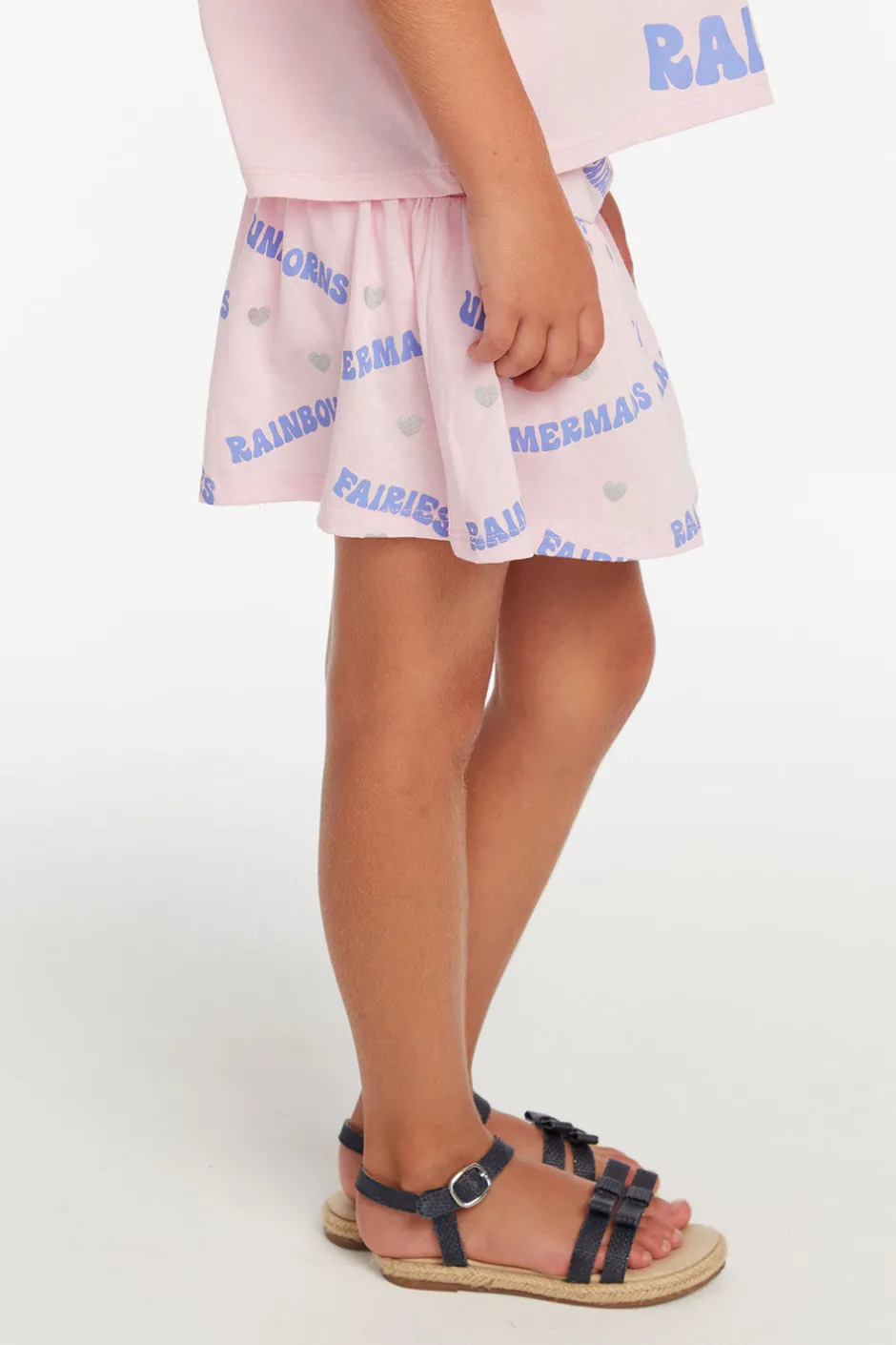 Kids Chaser Brand Mermaid & Friends Peplum Girls Skort