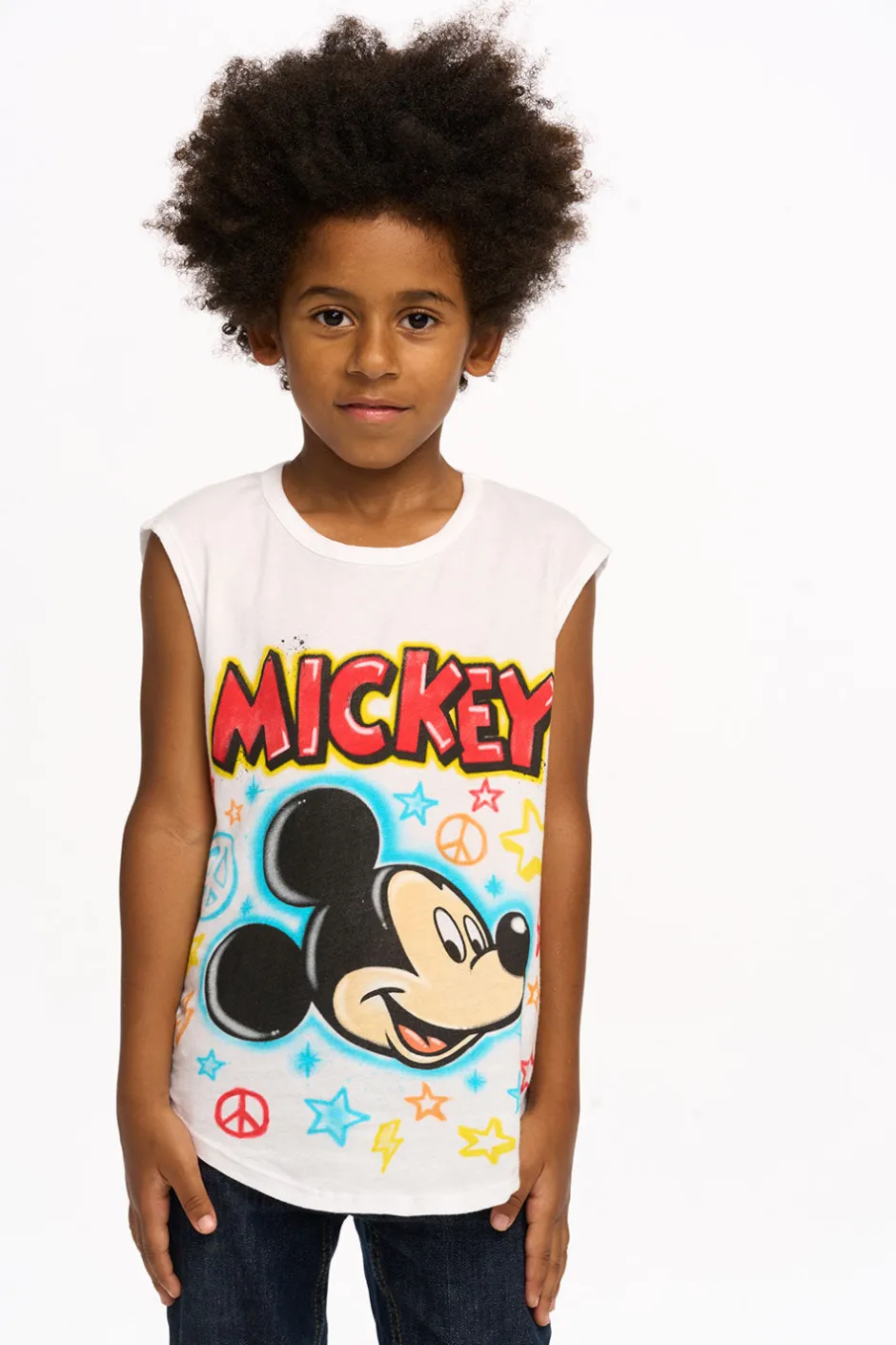 Kids/BOY Chaser Brand Mickey Mouse - Airbrush Mickey Caleb Tank