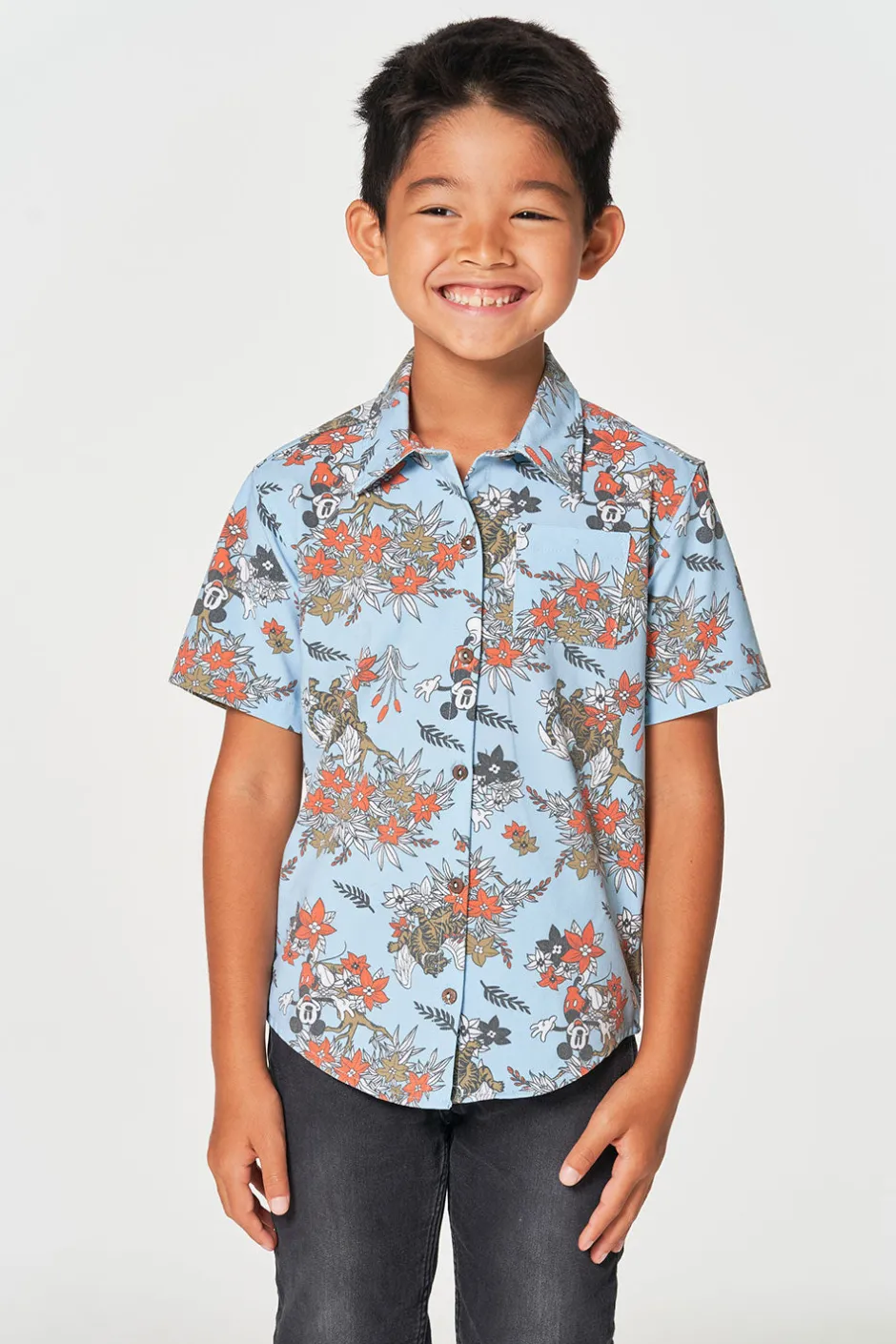 Kids/BOY Chaser Brand Mickey Mouse - Floral Tigers