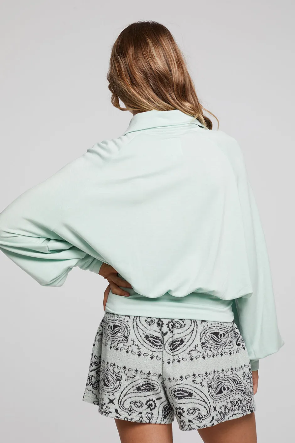 Women Chaser Brand Midnight Matcha Half Zip