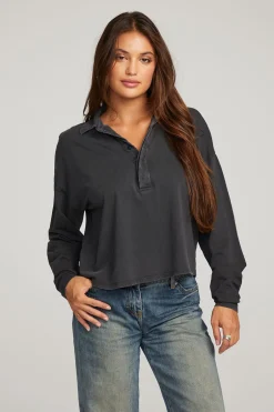 Women Chaser Brand Miles Licorice Long Sleeve