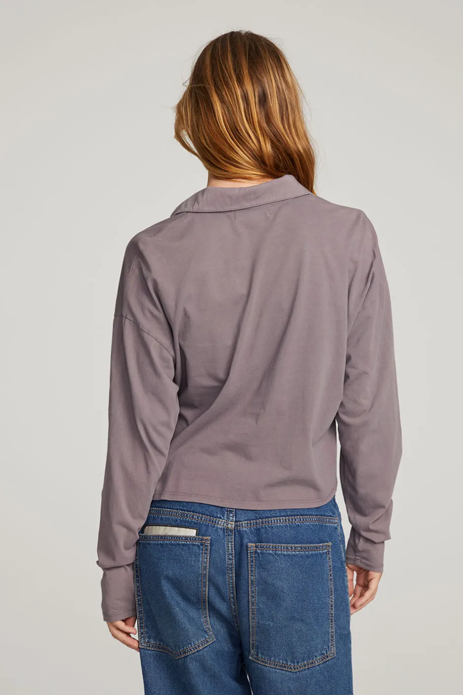 Women Chaser Brand Miles Purple Sage Long Sleeve