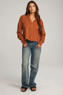 Women Chaser Brand Miles Whiskey Long Sleeve