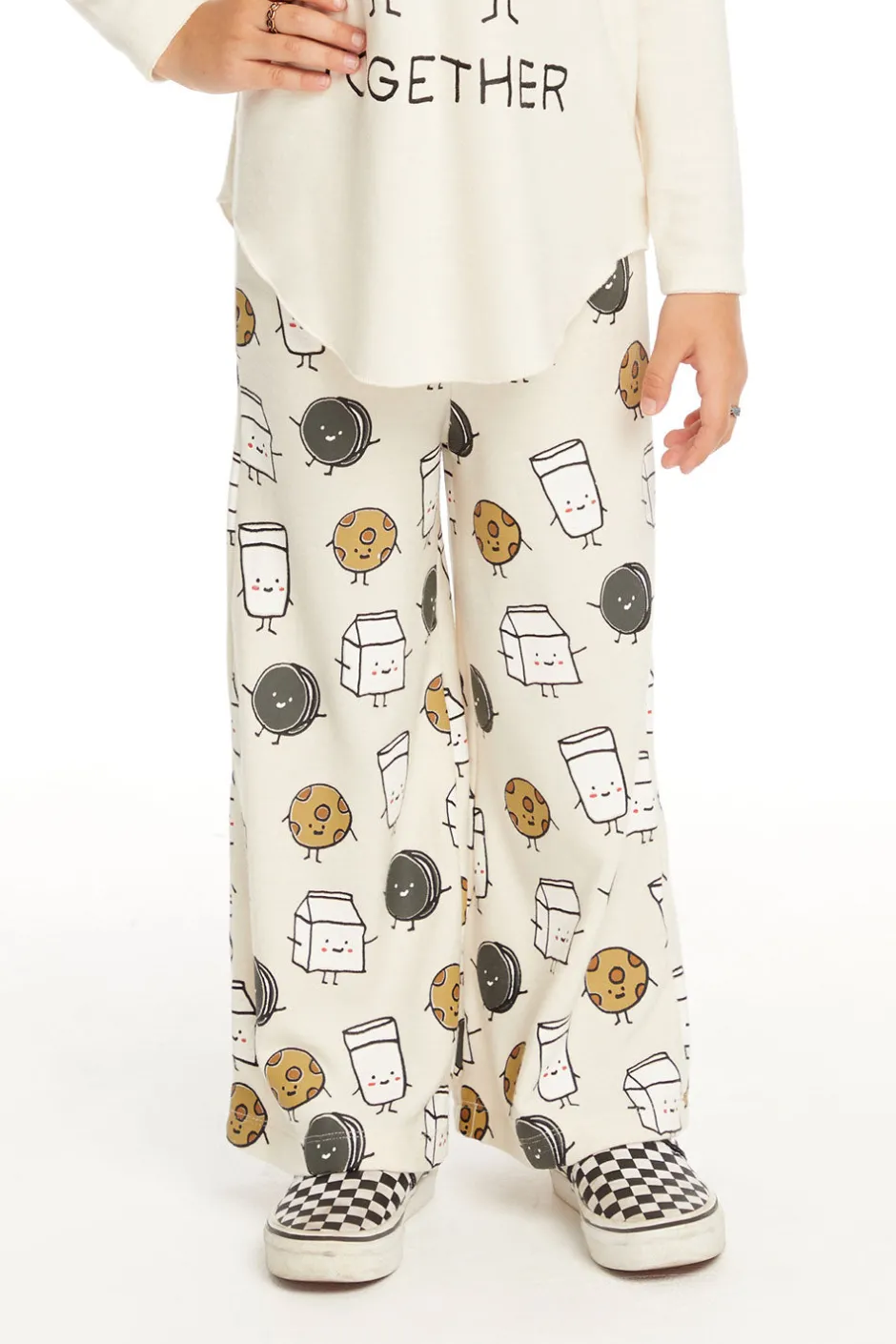 Kids Chaser Brand Milk And Cookies Pants