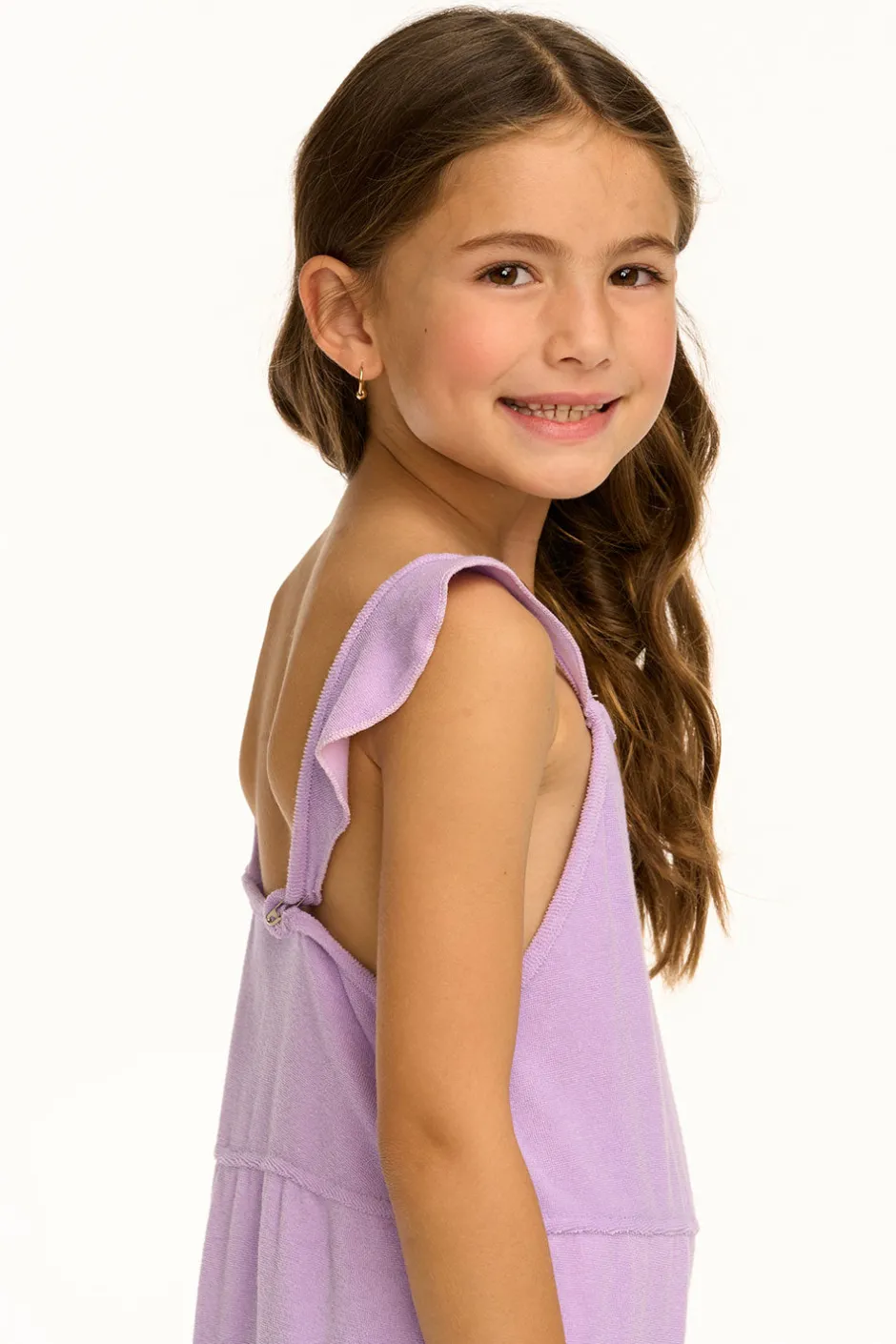 Kids Chaser Brand Monterey Digital Lavender Jumpsuit