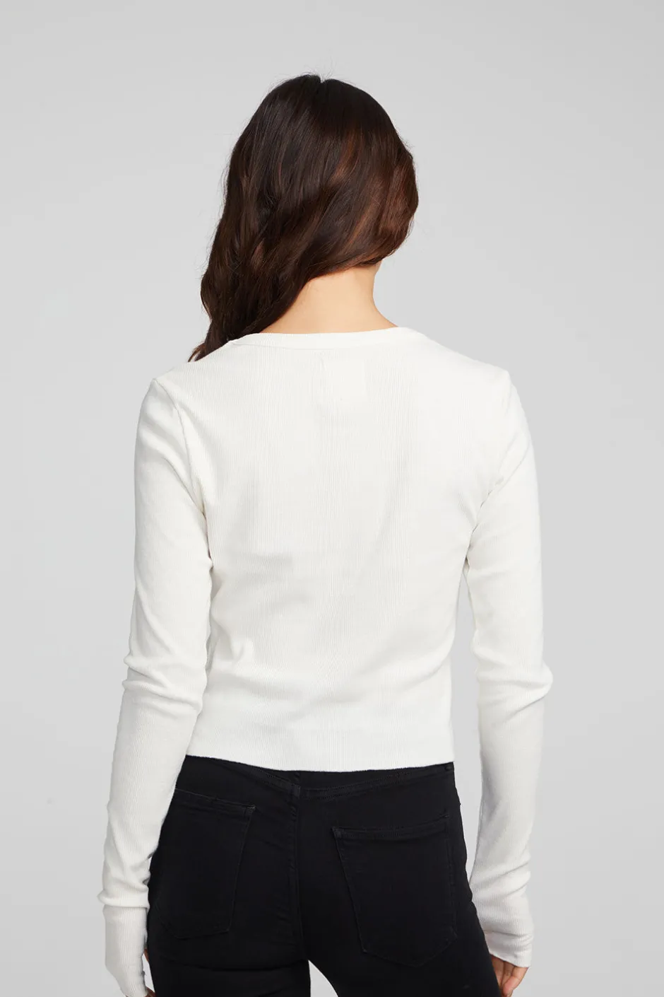 Women Chaser Brand Moonlight Bright White Long Sleeve