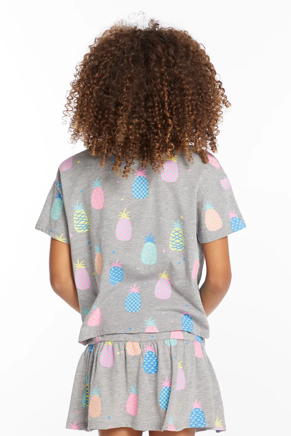 Kids Chaser Brand Multi Pineapple Girls Tee
