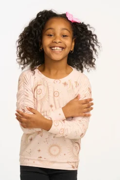 Kids Chaser Brand Mystical Sky Shirred Cozy Knit Pullover