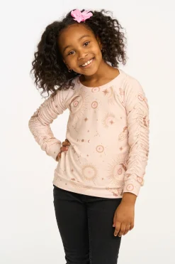 Kids Chaser Brand Mystical Sky Shirred Cozy Knit Pullover