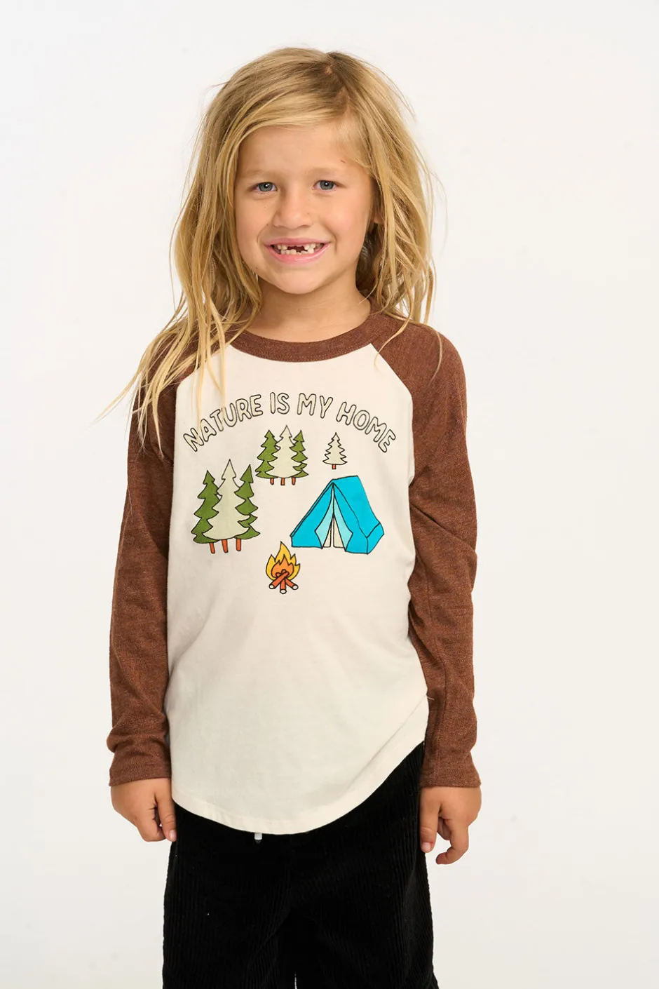 Kids/BOY Chaser Brand Nature Is My Home Baseball Tee