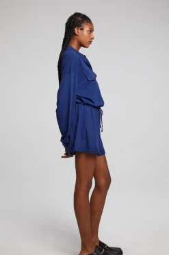 Women Chaser Brand Nocelle French Blue Jumpsuit