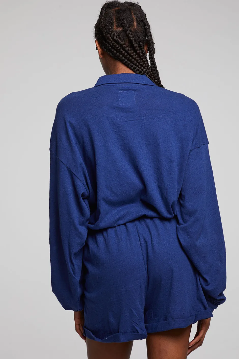 Women Chaser Brand Nocelle French Blue Jumpsuit