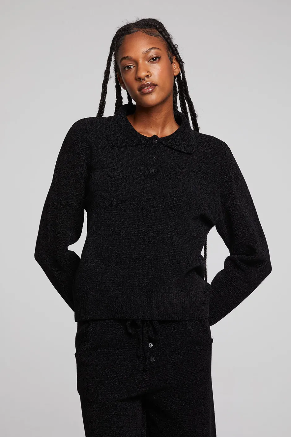 Women Chaser Brand Noe Licorice Pullover