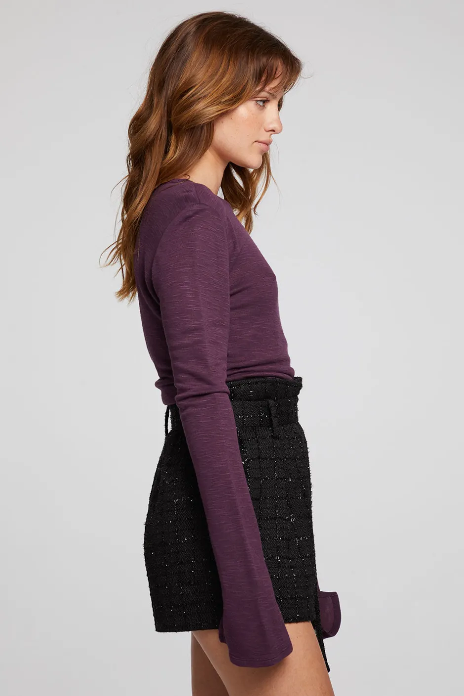 Women Chaser Brand Nyla Plum Perfect Blouse