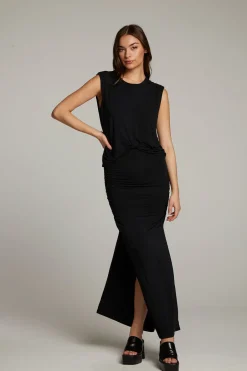 Women Chaser Brand Ocean True Black Tank