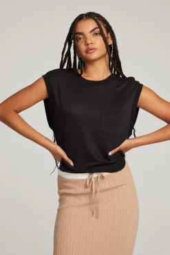 Women Chaser Brand Odessa Licorice Tee