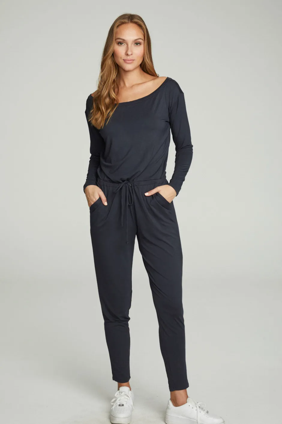 Women Chaser Brand Off The Shoulder Long Sleeve Jumpsuit