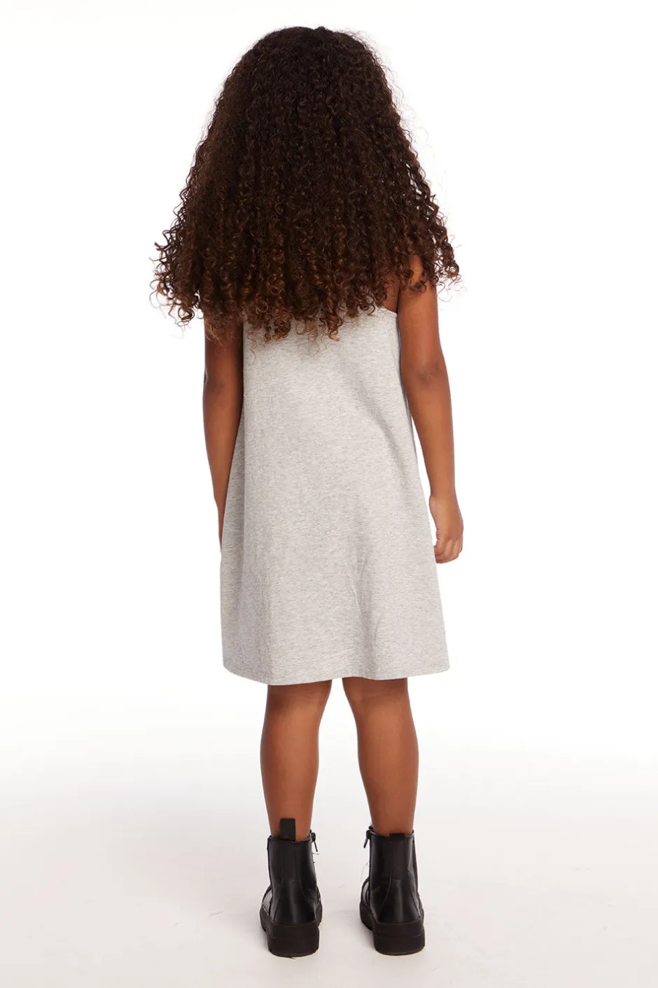 Kids Chaser Brand Ombre Love Girls Cotton Jersey Tank Dress