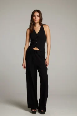 Women Chaser Brand Orlando True Black Vest