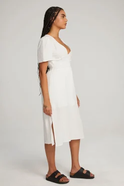 Women Chaser Brand Palmer White Midi Dress