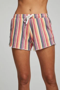 Women Chaser Brand Palms Short - Horizon Stripe