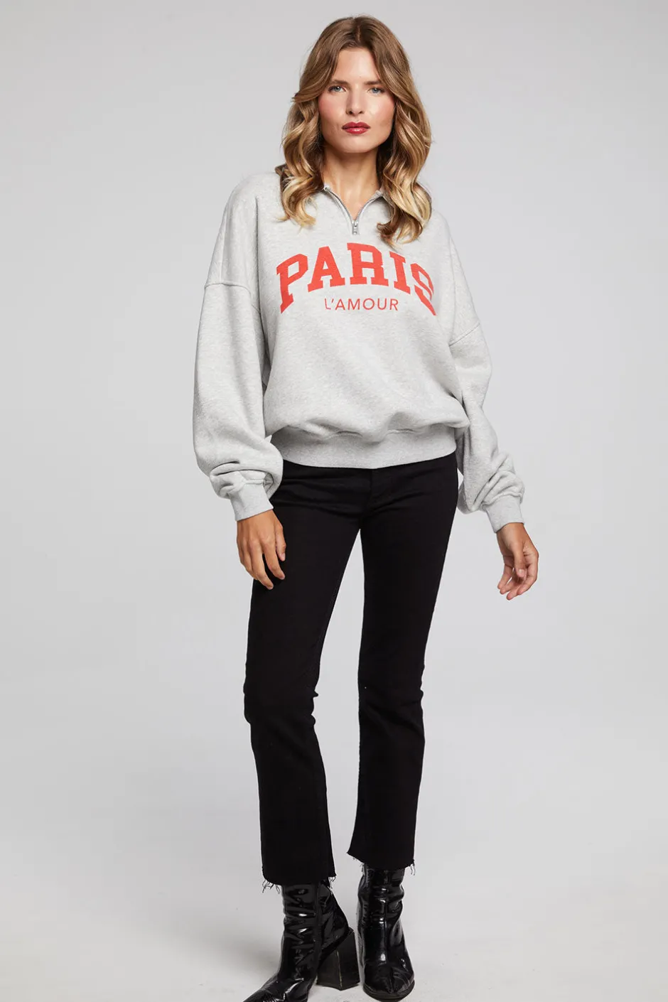 Women Chaser Brand Paris L' Amour Pullover