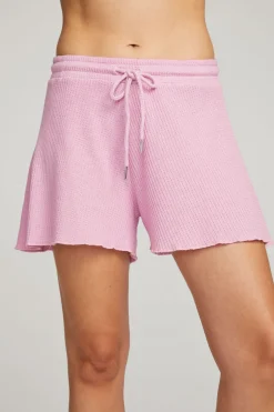 Women Chaser Brand Paseo Pastel Lavender Shorts