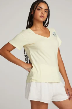 Women Chaser Brand Pasta And Wine Club Tee