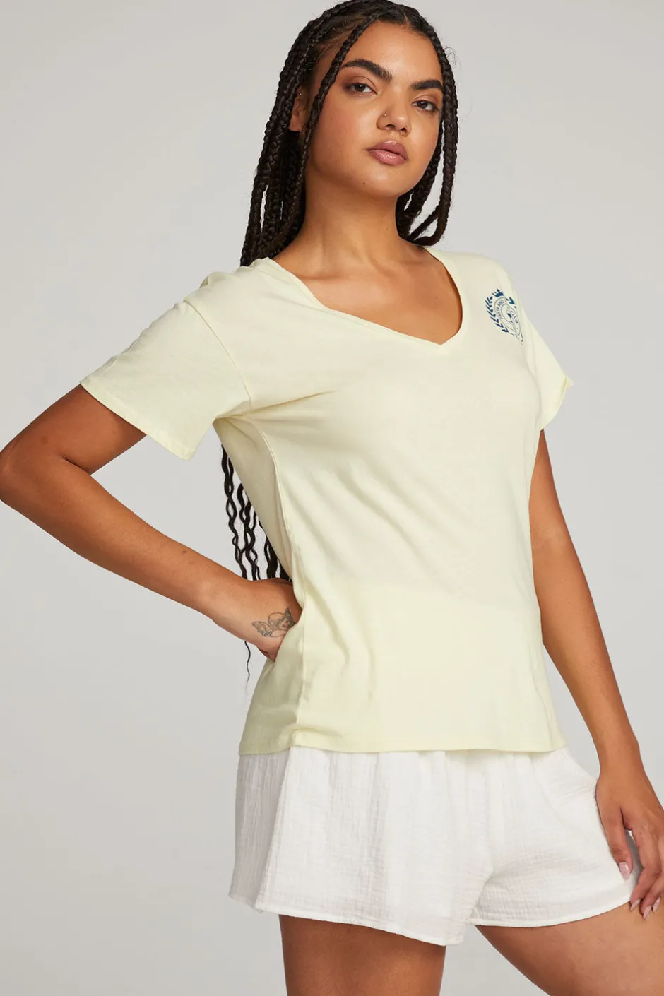 Women Chaser Brand Pasta And Wine Club Tee