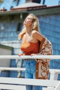 Women Chaser Brand Pier Crop Top - Tigerlily
