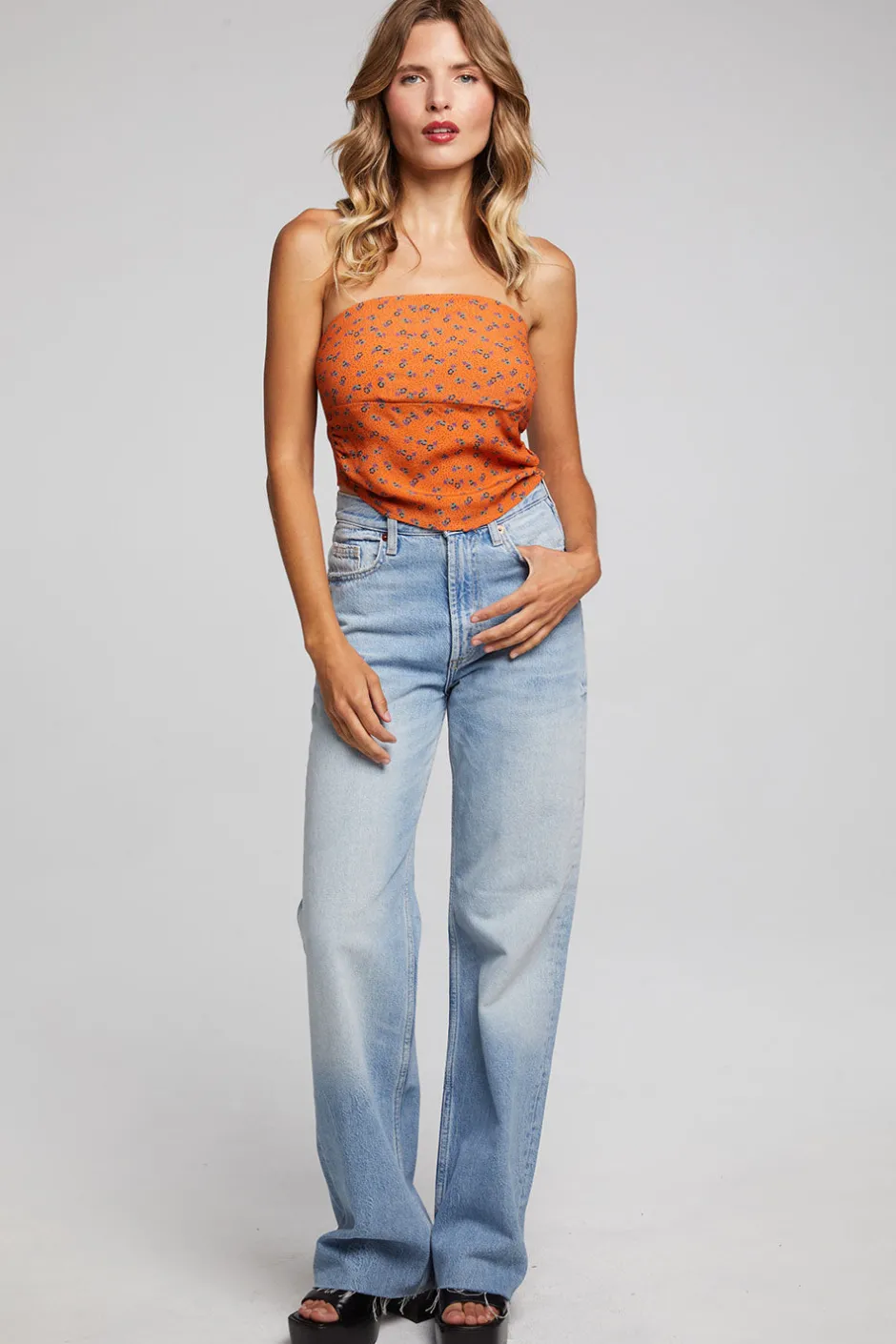 Women Chaser Brand Pier Crop Top - Tigerlily