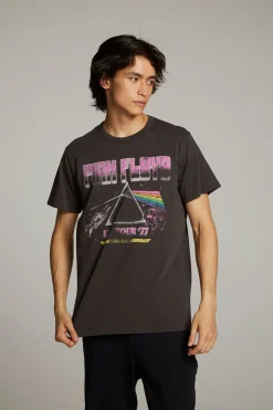 Women Chaser Brand Pink Floyd U.S. Tour Crew Neck Tee