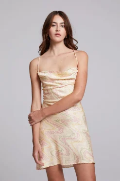 Women Chaser Brand Positano Vanilla Slip Dress